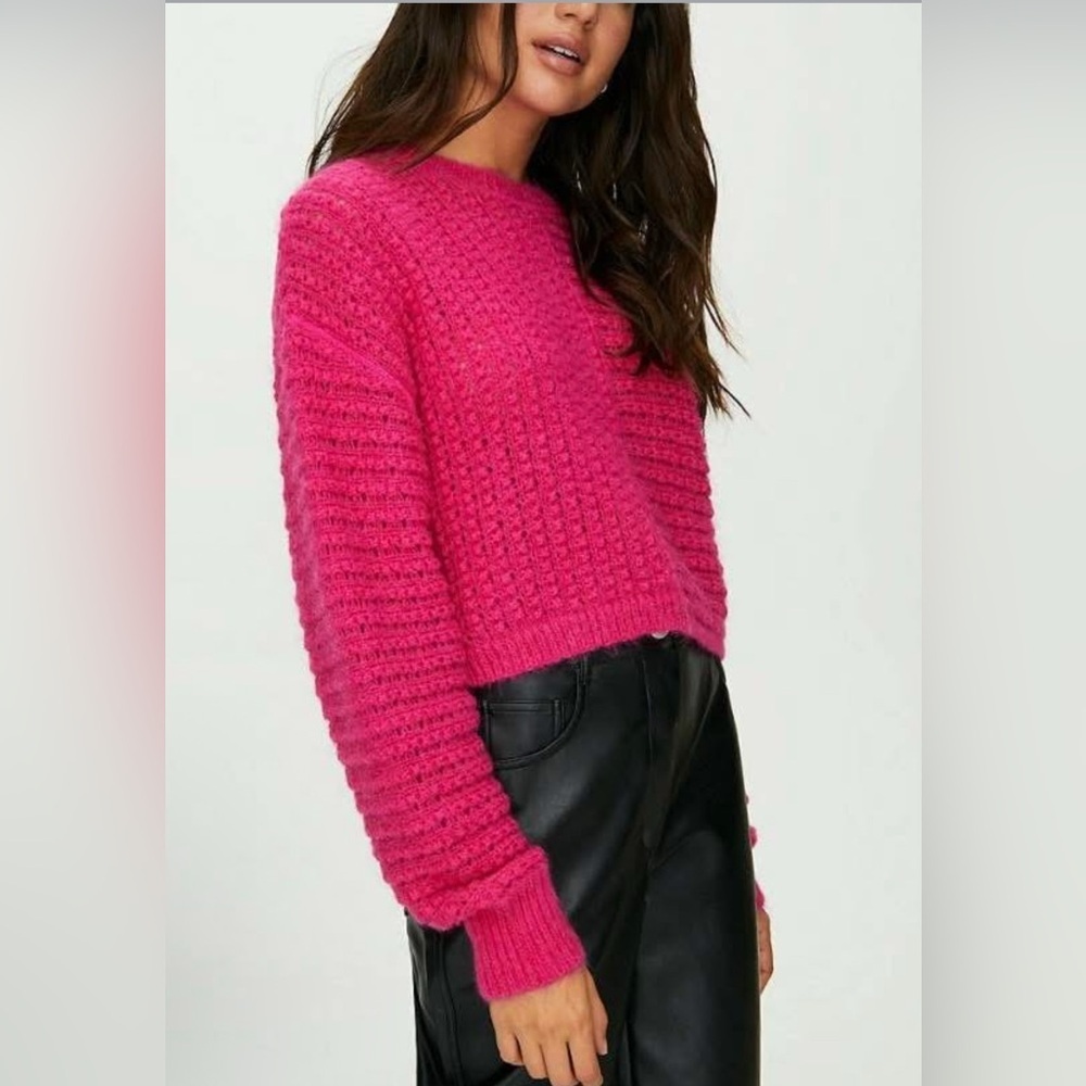 Wilfred Free Aritzia Oversized Cropped Sweater Size XS